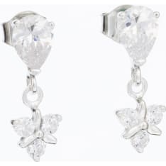 OK 1H063 silver earrings