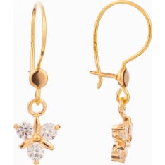 OK 1K220 Gold earrings