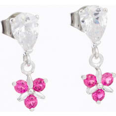 OK 3H063 silver earrings
