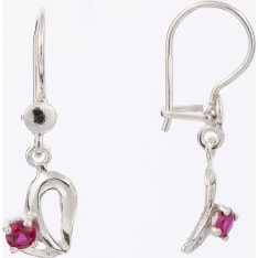 OK 3H120 silver earrings