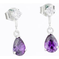 OK 5H043 silver earrings