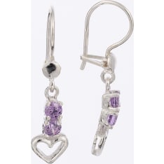 OK 5H126 silver earrings