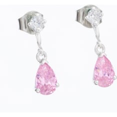 OK 6H043 silver earrings