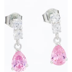 OK 6H044 silver earrings