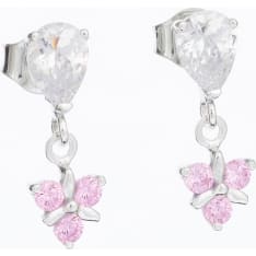 OK 6H063 silver earrings