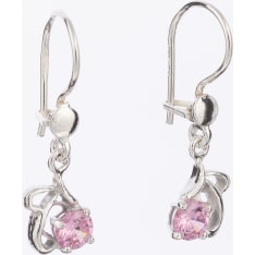 OK 6H100 silver earrings