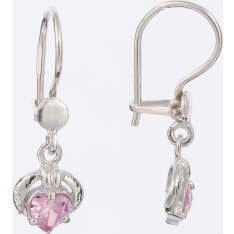 OK 6H101 silver earrings