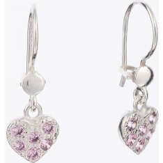 OK 6H106 silver earrings