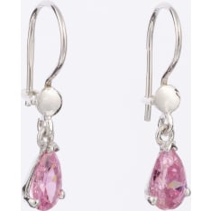 OK 6H109 silver earrings