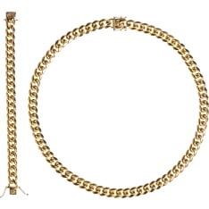 Bosie st12-g/set 12mm-st/gold neck & bracelet armor chain set