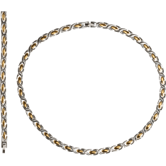 MK STXOSETBI neck & wrist chain set