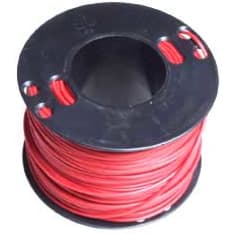 Draka 1.0mm2 red electric cable