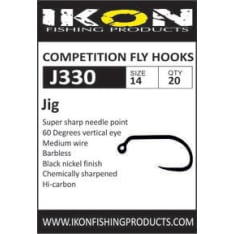 Ikon J330 20 pcs fly hook