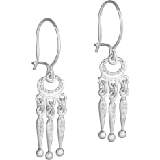 Silver earrings