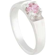 TK 6003 Pink Silver wedding ring