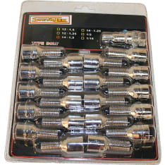 SteyrTek 1.5mm pitch 14mm/28mm 20 pcs Black star head rim bolt kit