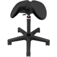 Salli Light Basic black saddle chair