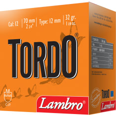 Lambro Tordo 12/70 32 g 25 kpl haulikonpatruuna