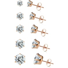 SJ KK024 rosegold earrings