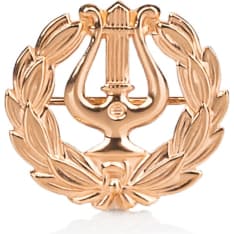 Top Gold 4813 gold-plated chest lyre