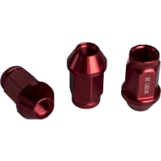 SteyrTek 1.25mm rise, 12mm 20 pcs red aluminum nut set