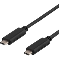 Deltaco USB-C kaapeli käännettävillä liittimillä
