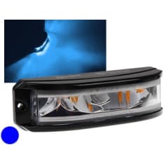 Axixtech 128x38x35mm 12-24V oe09 blue LED level indicator