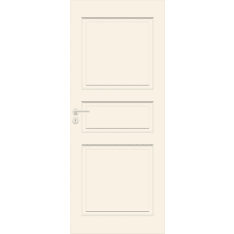 Swedoor white 8x21 3-mirror splash-proof light mirror door