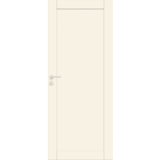 Swedoor 1P 21 tall white solid frame door