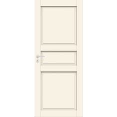 Swedoor 20 high 3-mirror white solid mirror door