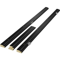 Puu-Top 92mm 21 korkea tiivistetty maalattu musta karmipaketti