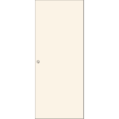 Swedoor Easy 201 slide white flat sliding door panel for wall surface