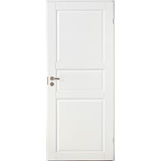 Swedoor white 21 high 3-mirror light mirror door