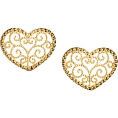 Favorite jewelry Heart stud earrings