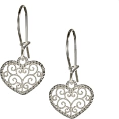 Favorite jewelry Heart-shaped mini hook earrings