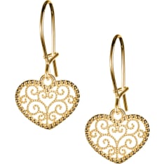 Favorite jewelry Heart-shaped mini hook earrings