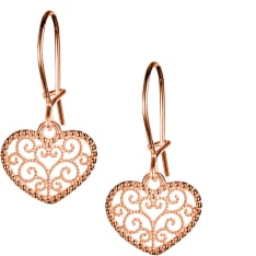 Favorite jewelry Heart-shaped mini hook earrings