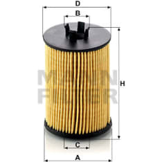 Mann Filter HU612/1X öljynsuodatin