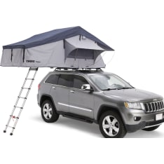 Thule TH 901500 Tepui Explorer Autana 4 Haze Gray autoteltta sivuseinillä