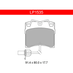 Delphi LP1535 VW etujarrupalasarja