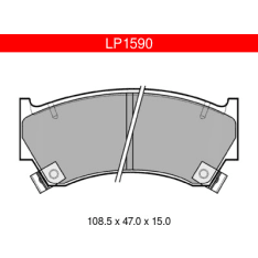 Delphi LP1590 Nissan Front Brake Pad Set