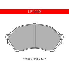 Delphi LP1440 Mazda Front Brake Pad Set