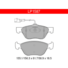 Delphi LP1587 Alfa Romeo / Fiat / Lancia etujarrupalasarja