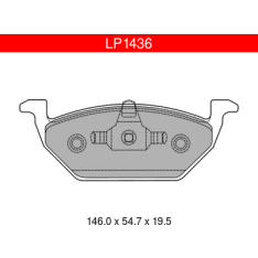 Delphi LP1436 Audi / Seat / Skoda / VW etujarrupalasarja