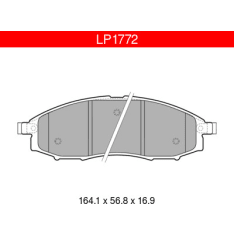 Delphi LP1772 Nissan Front Brake Pad Set