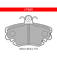Delphi LP885 Dacia / Peugeot / Renault front brake kit