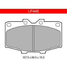 Delphi LP448 Toyota Front Brake Pad Set