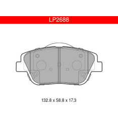 Delphi LP2688 Hyundai / Kia front brake pad kit