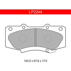 Delphi LP2244 Toyota Hilux jarrupalasarja eteen