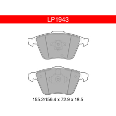 Delphi LP1943 Ford / Opel / Volvo etujarrupalasarja